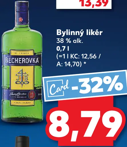Bylinný likér Becherovka