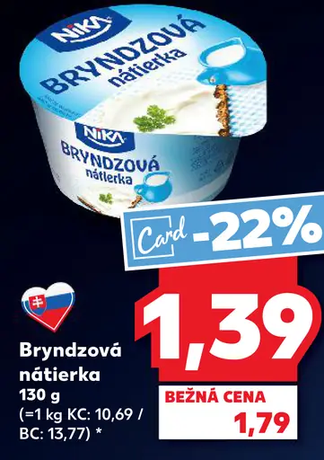 Milsy bryndzová nátierka