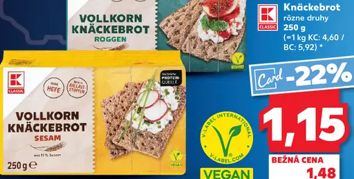 K-Classic Roggen Vollkorn Knäckebrot