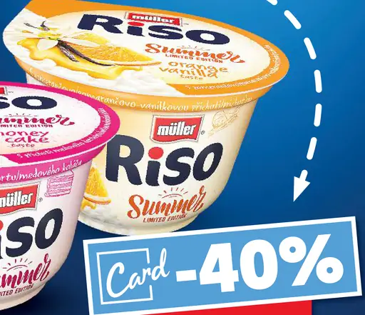 Müller Riso mliečna ryža rôzne druhy