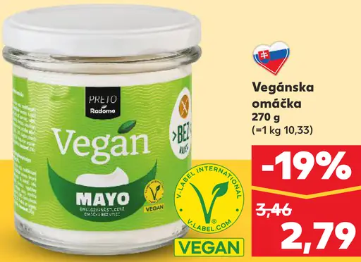 Vegánska majonézová omáčka Mayo