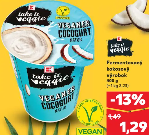 Take it veggie fermentovaný kokosový výrobok natur