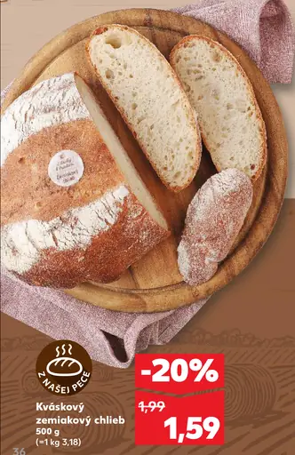 K-Classic Kváskový zemiakový chlieb