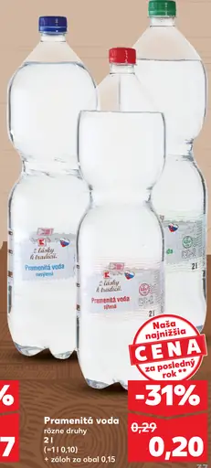 Pramenitá voda neperlivá