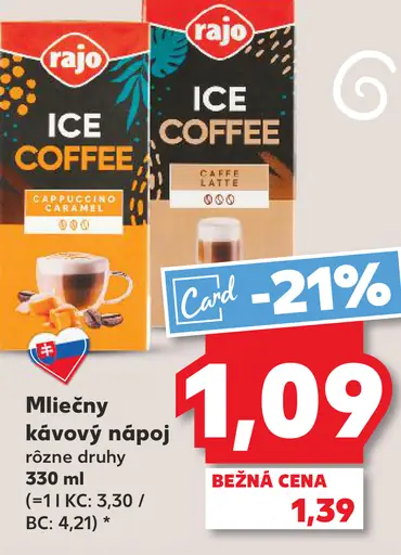 Rajo Mliečny kávový nápoj