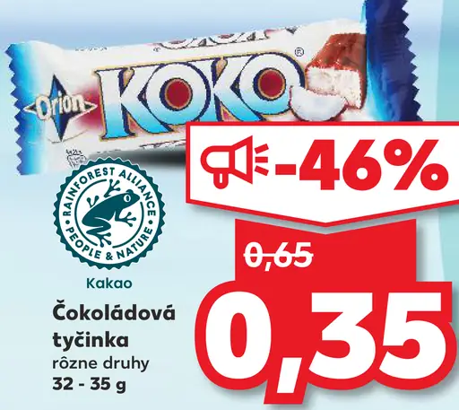 Orion Koko čokoládová tyčinka