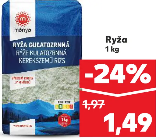Ryža guľatozrnná parboiled