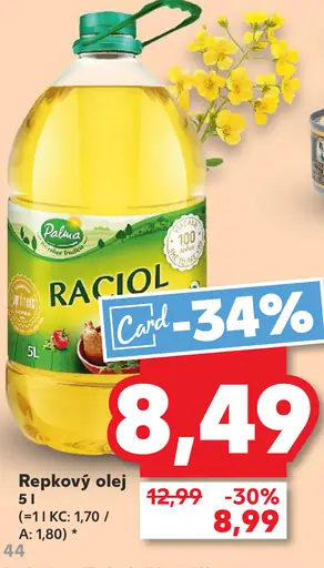 Palma Raciol Repkový olej