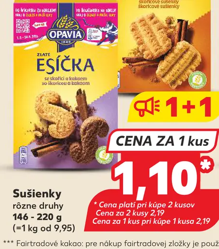 Opavia sušienky Esíčka