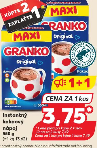 Maxi Granko Instantný kakaový nápoj