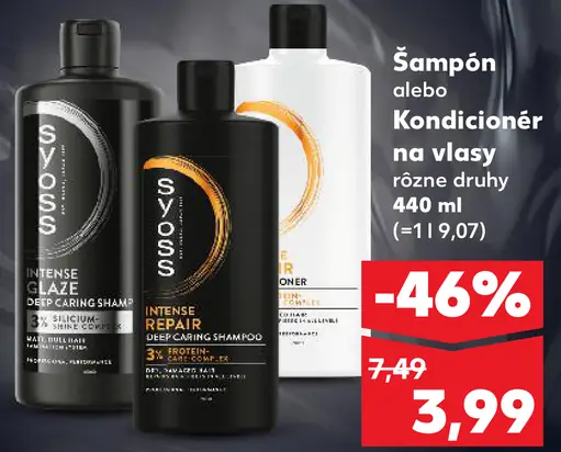 Syoss šampón na vlasy