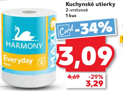 Harmony kuchynské utierky 2-vrstvové