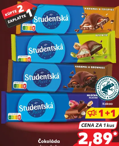 Orion Studentská Pečeť čokoláda rôzne druhy