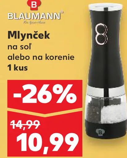 Blaumann mlynček na soľ alebo na korenie