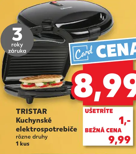 Tristar kuchynské elektrospotrebiče rôzne druhy