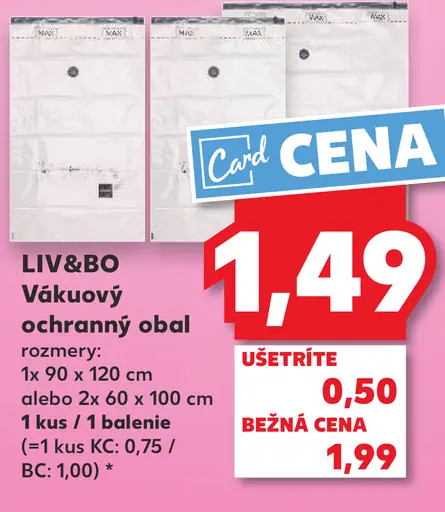 LIV&BO Vákový ochranný obal