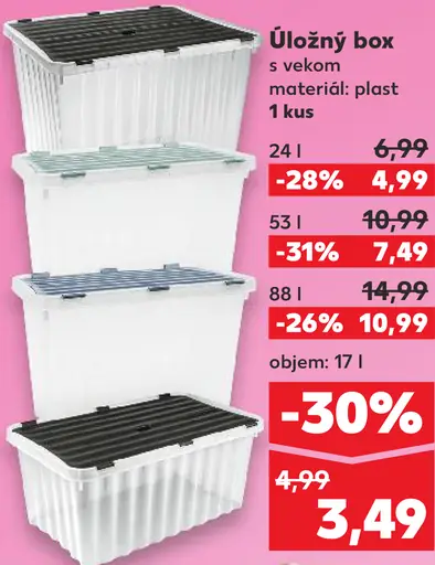 Úložný box plastový