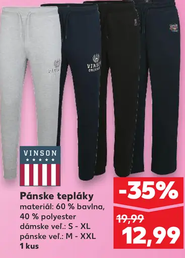 Vinson pánske tepláky