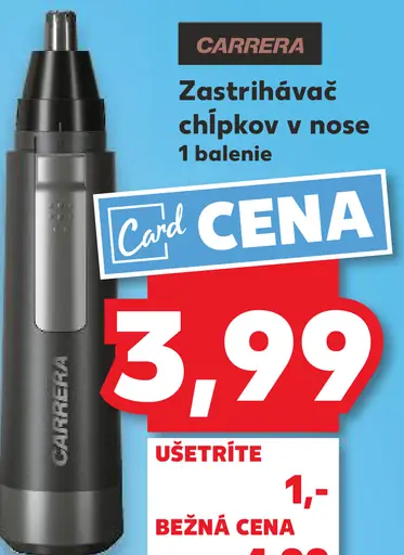 Carrera Zastrihávač chĺpkov v nose