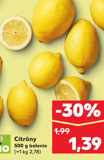 Bio citróny balené