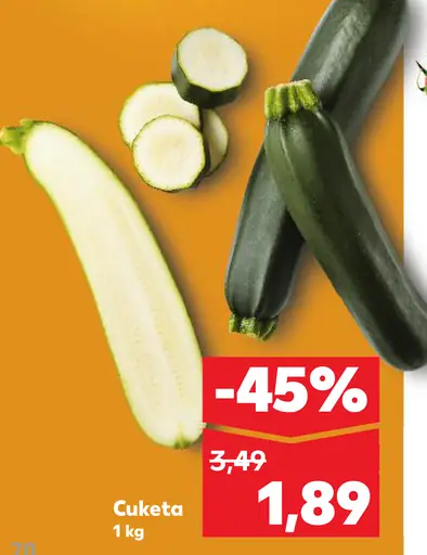 Cuketa zelená voľná