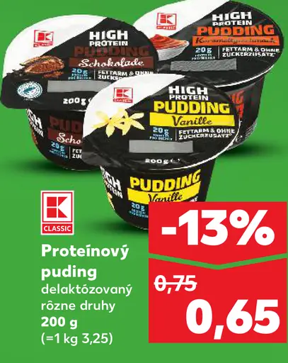 K-Classic High Protein Pudding delaktózovaný