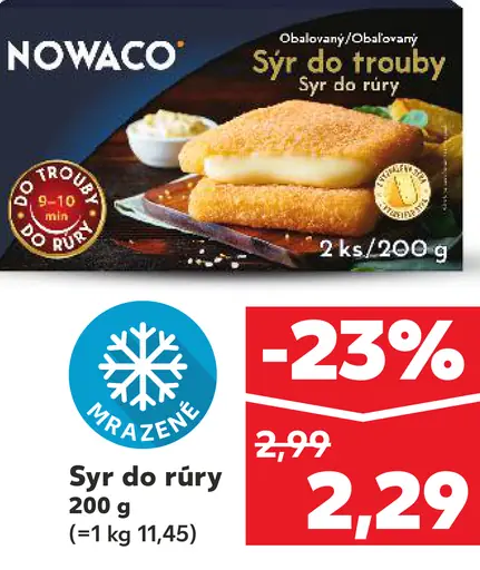 Nowaco Syr do rúry obaľovaný