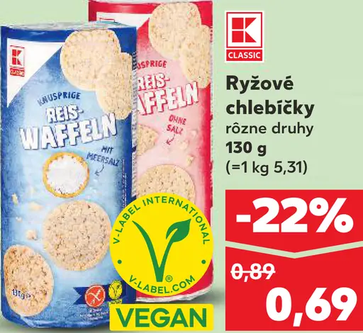 K-Classic Ryžové chlebíčky