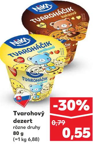 Miki tvarohový dezert