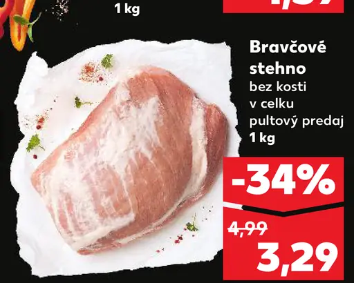 Bravčové stehno bez kosti