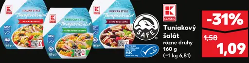 K-Classic Tuniakový šalát