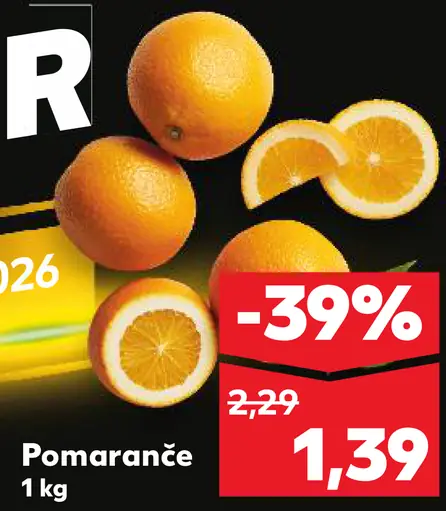 Pomaranče čerstvé