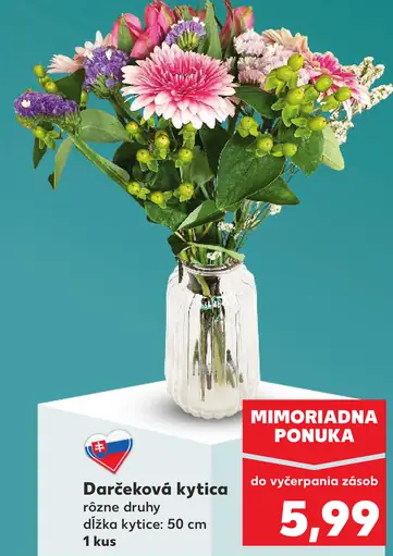 Ružová kytica – pestrá kytica rezaných kvetov