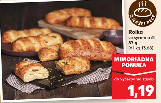 Rolka so syrom a čili