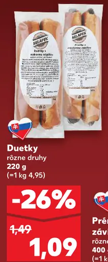 Duetky rožné druhy