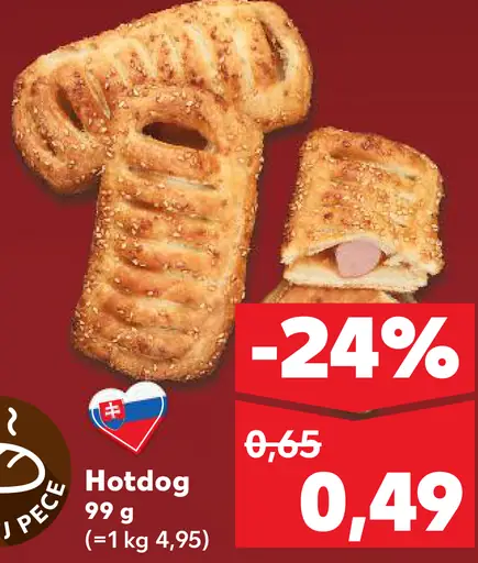 Hotdog pečivo