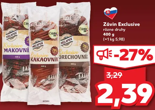 Makovník závin Exclusive