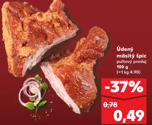 Údený mäsitý špic