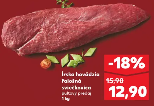 Írska hovädzia falošná sviečkovica