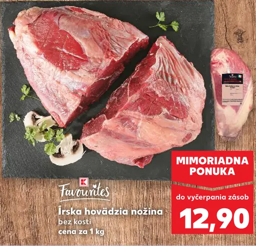 Favourites írska hovädzia nožina bez kosti