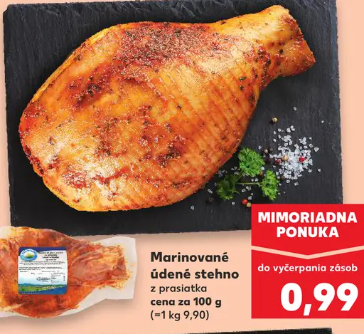 Marinované údené stehno z prasiatka