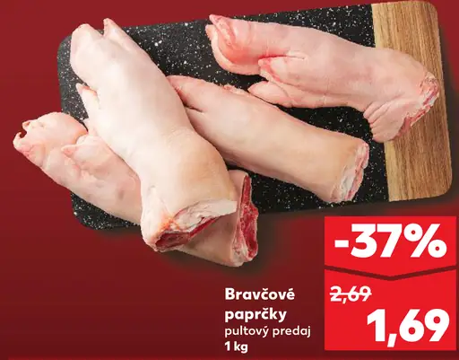 Bravčové paprčky pultový predaj