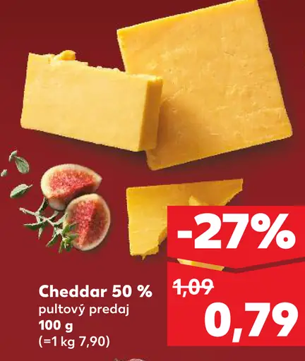 Cheddar 50 % syr