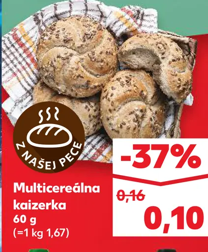 K-Classic Multicereálna kajzerka