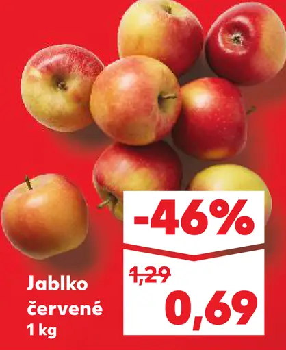 Jablko červené