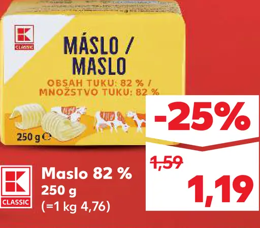 K-Classic Maslo 82 %