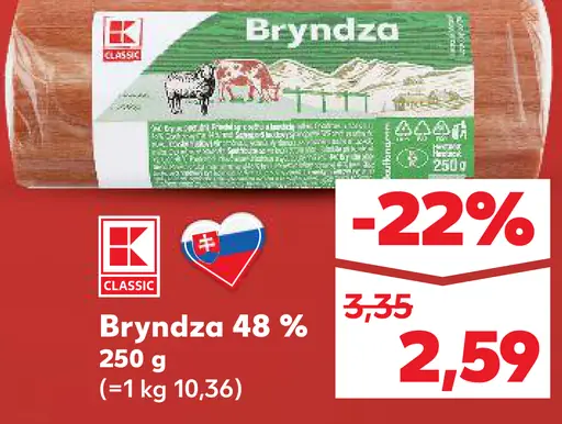 K-Classic Bryndza 48 %