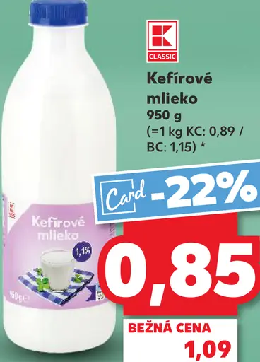 Kefírové mlieko