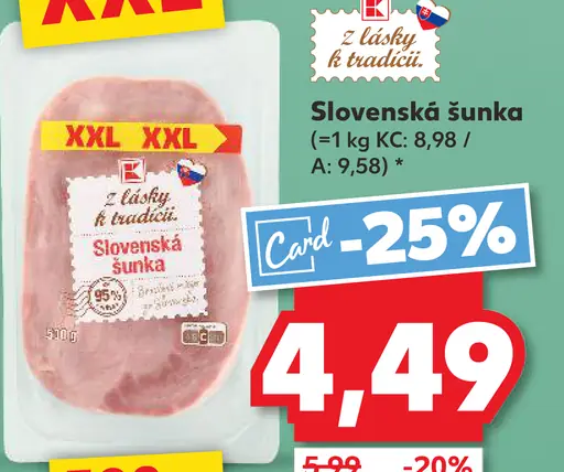 Slovenská šunka XXL