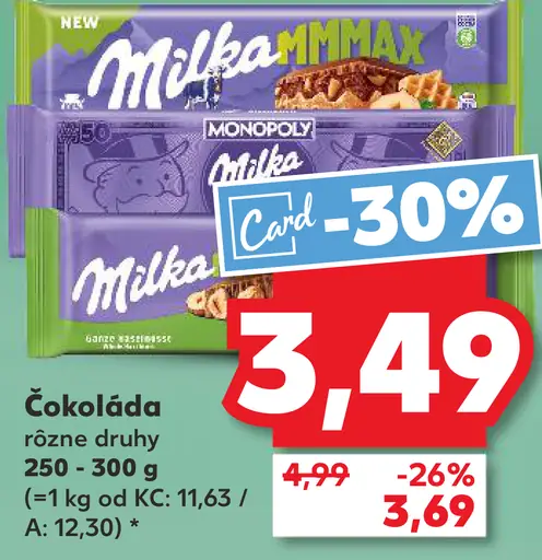 Milka Mliečna čokoláda